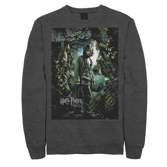 Mens Harry Potter Prisoner Of Azkaban Sirius Black Portrait Fleece Graphic Pullover Grey Heather Product Image