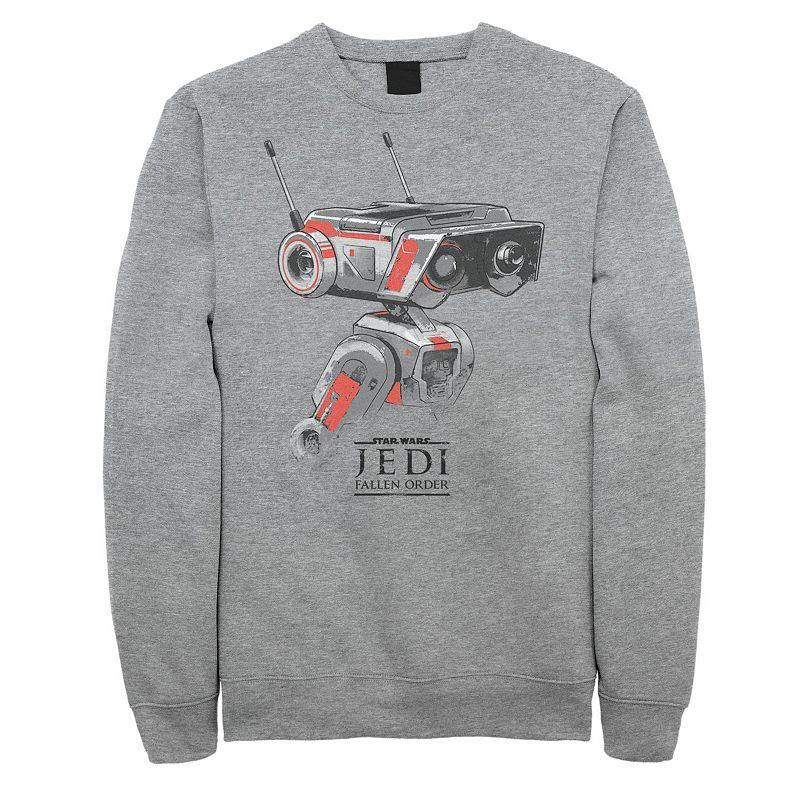 Mens Star Wars Jedi Fallen Order BD-1 Sweatshirt Athletic Grey Product Image