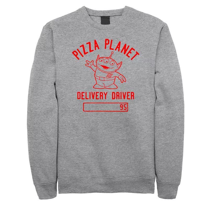 Disney / Pixars Toy Story Mens Pizza Planet Fleece Athletic Grey Product Image