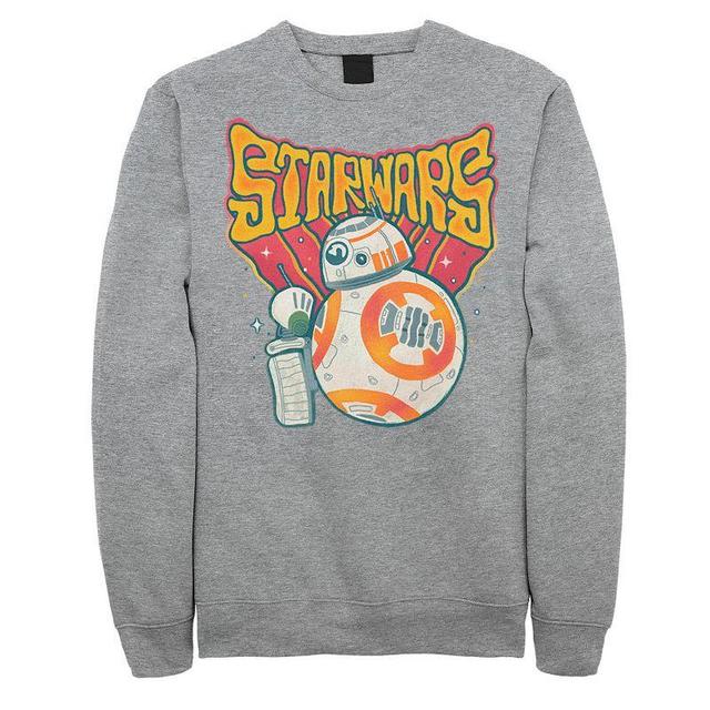 Mens Star Wars The Rise of Skywalker Droid Duo Sweatshirt Athletic Grey Product Image