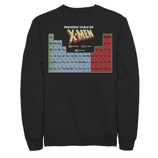 Mens Marvel Periodic Table Of X-Men Elements Colorful Sweatshirt Product Image