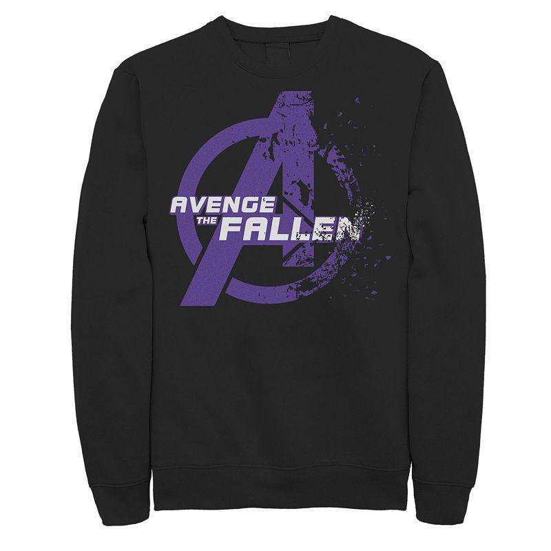 Marvel Mens Avengers Endgame Avenge the Fallen Logo, Crewneck Fleece Product Image