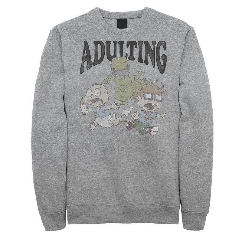 Mens Rugrats Reptar Run Adulting Fleece Product Image