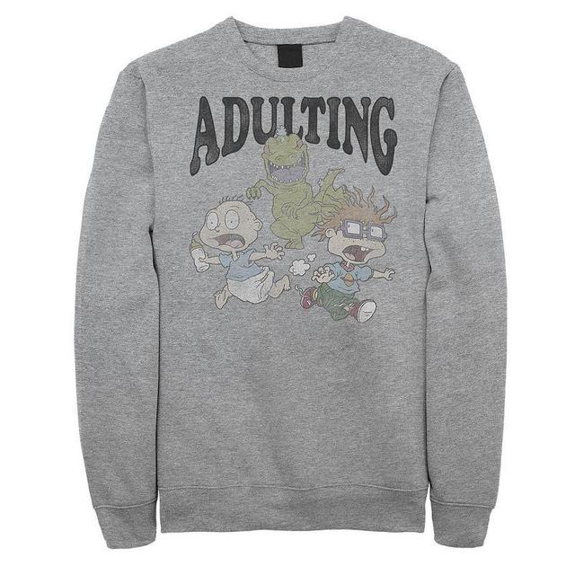 Mens Rugrats Reptar Run Adulting Fleece Product Image