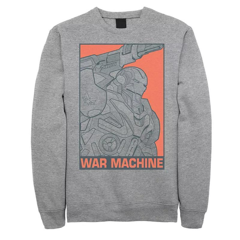 Marvel Mens Avengers Endgame War Machine Pop Art Poster, Crewneck Fleece Product Image