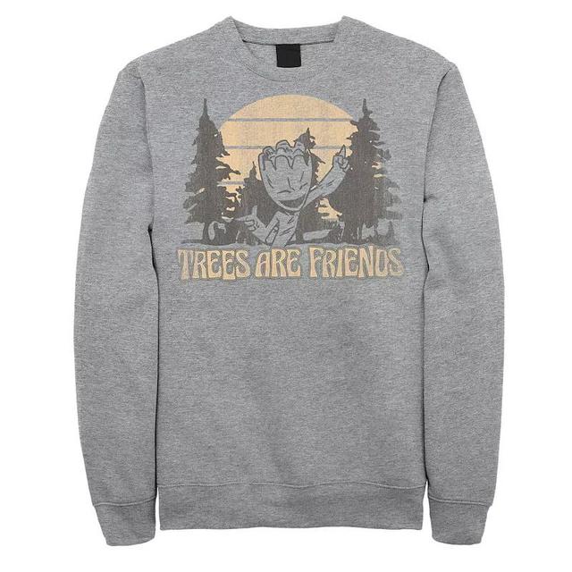 Mens Marvel Guardians Of The Galaxy Groot Trees Are Friends Sweatshirt Product Image