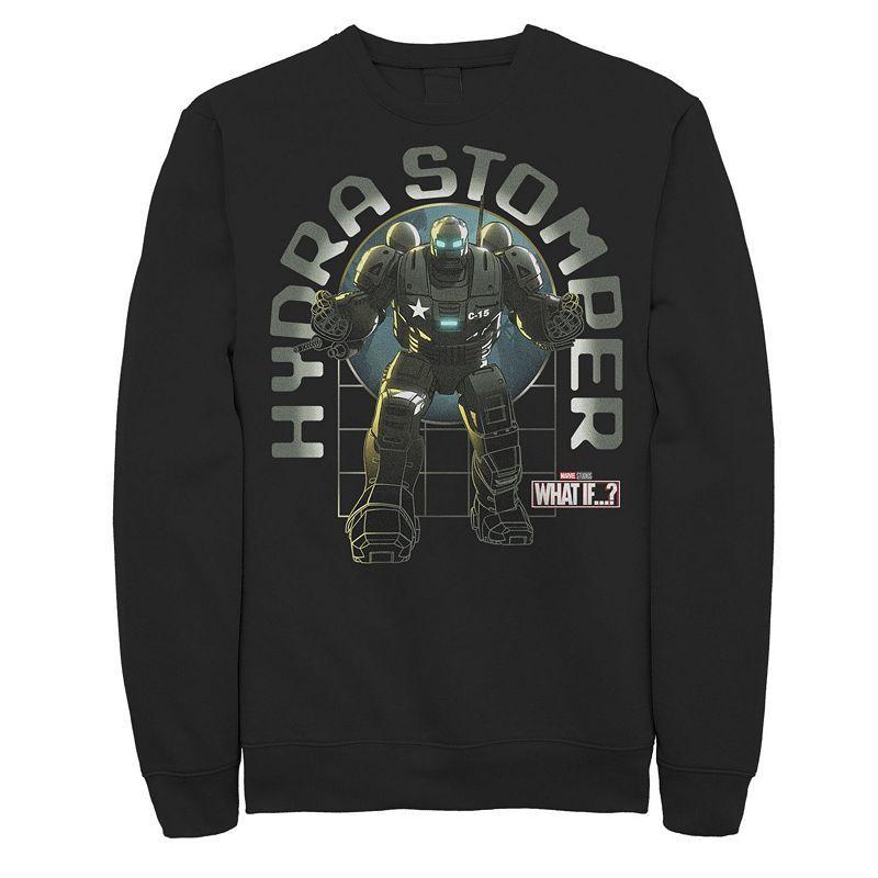 Mens Marvel What If Hydrastomper Geo Poster Sweatshirt, Boys Product Image