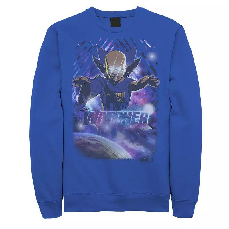 Mens Marvel Avengers Endgame Ronin Sunset Graphic Fleece Pullover Product Image