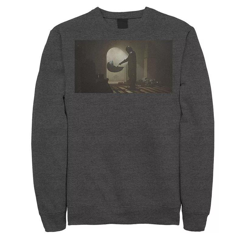 Mens Star Wars The Mandalorian First Meeting Sweatshirt Grey Heather Product Image