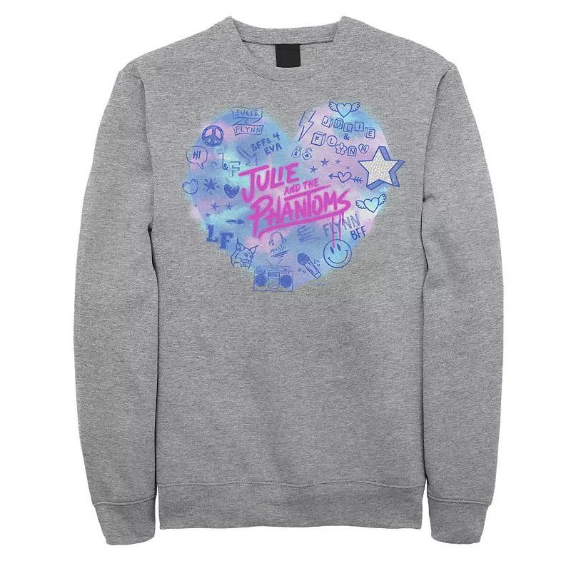 Mens Julie And The Phantoms Airbrush Heart Logo Sweatshirt Product Image