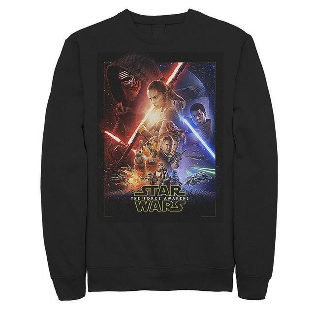 Mens Star Wars: The Force Awakens Movie Poster Sweatshirt Product Image