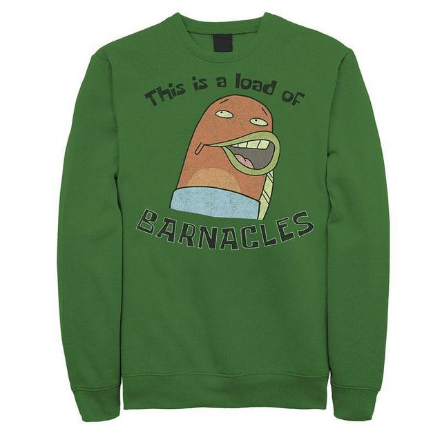 Mens SpongeBob This Is A Load Of Barnacles Quote Sweatshirt Product Image