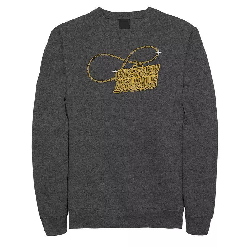 Mens Fortnite Victory Royale Gold Chain Sweatshirt Grey Heather Product Image