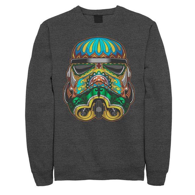 Mens Star Wars Storm Trooper Pullover Hoodie Grey Heather Product Image