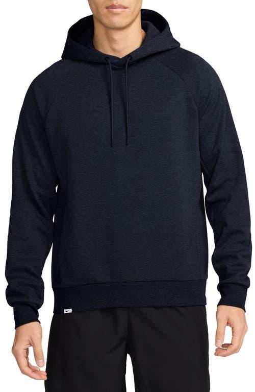 NIKE Men's Primary Dri-fit Uv Pullover Versatile Hoodie In Blue Product Image