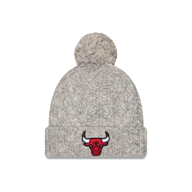 Chicago Bulls Shimmer Pom Knit Hat Male Product Image