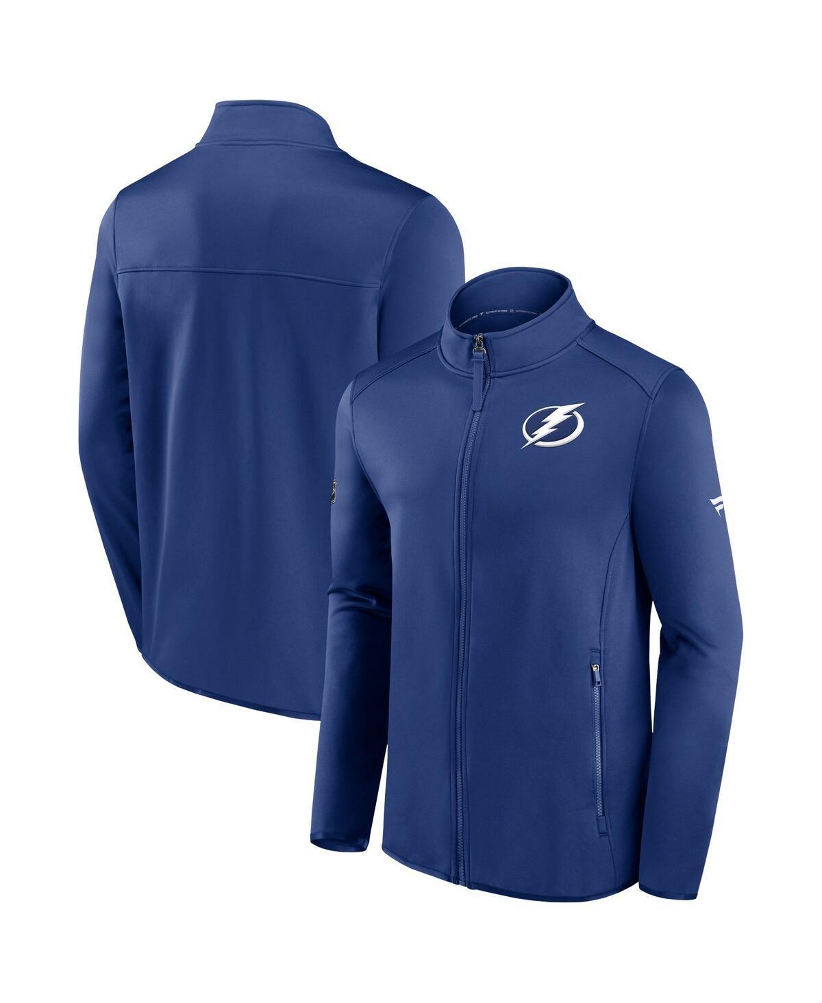 Mens Fanatics Blue Tampa Bay Lightning Authentic Pro Rink Fleece Full-Zip Jacket Product Image