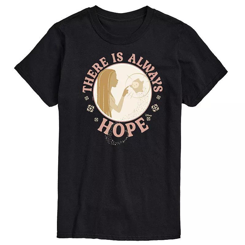 Disneys Wish Asha and Star Mens There Is Always Hope Graphic Tee Product Image