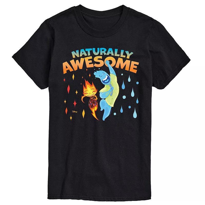 Mens Elemental Naturally Awesome Tee Black Product Image