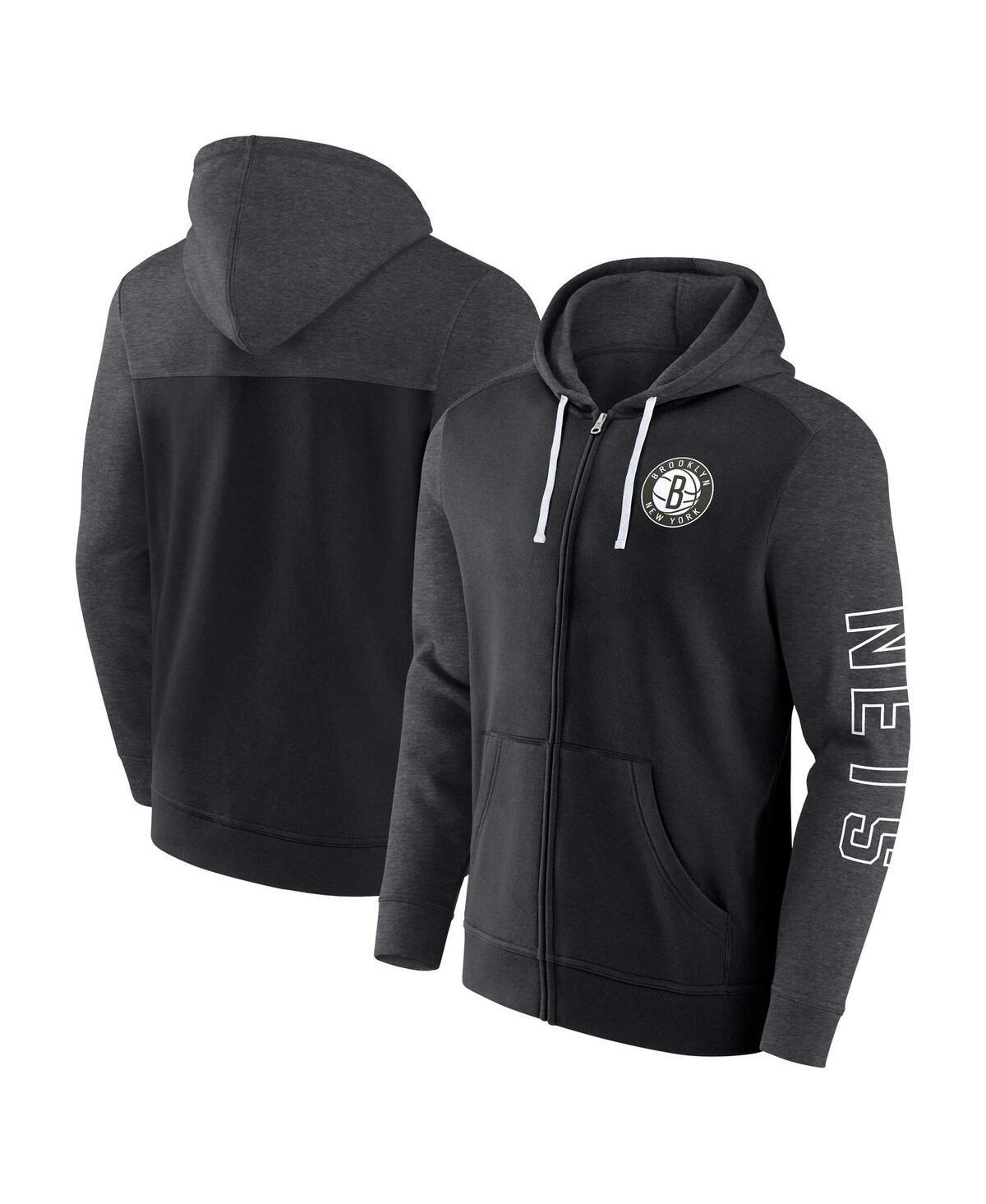 Mens Fanatics Branded Brooklyn Nets Offensive Line Up Full-Zip Hoodie Product Image