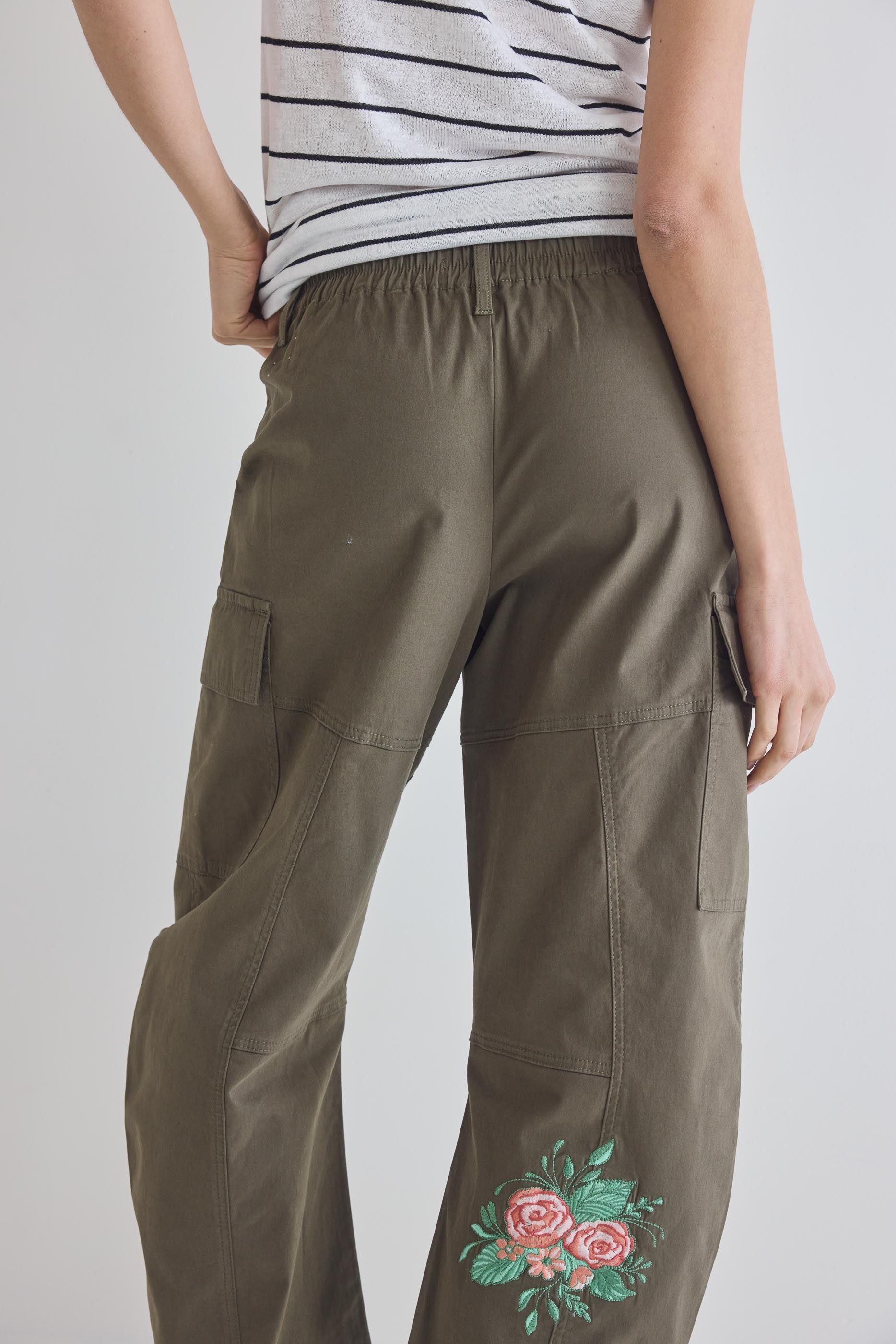 Coming Up Roses New Age Twill Utility Pants Product Image