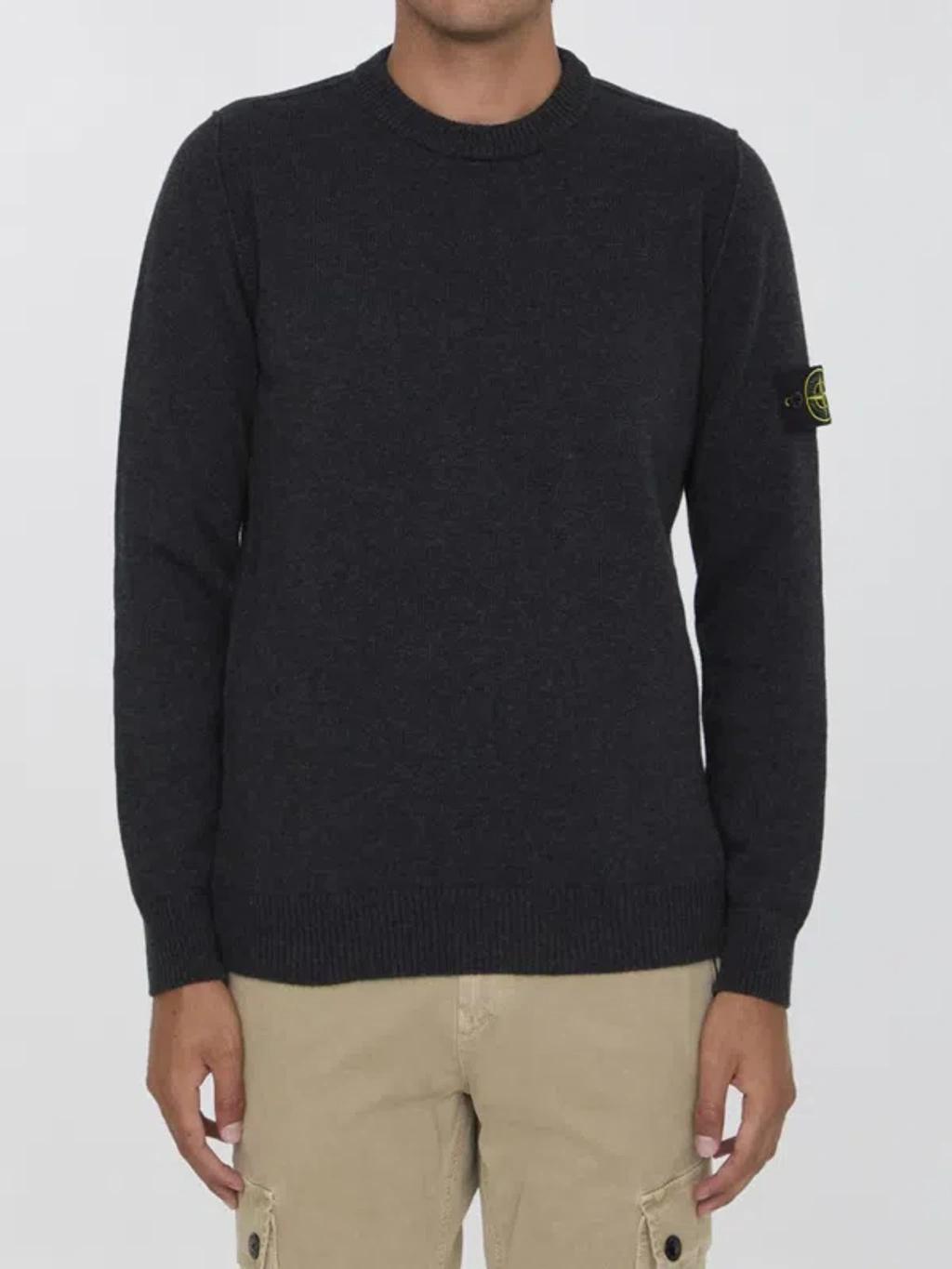 CARHARTT Anglistic Knitted Sweater In Blue Product Image