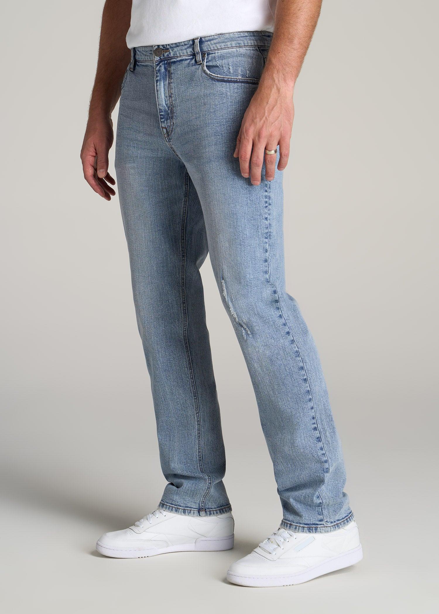 J1 STRAIGHT LEG Jeans for Tall Men in Retro Blue Male Product Image