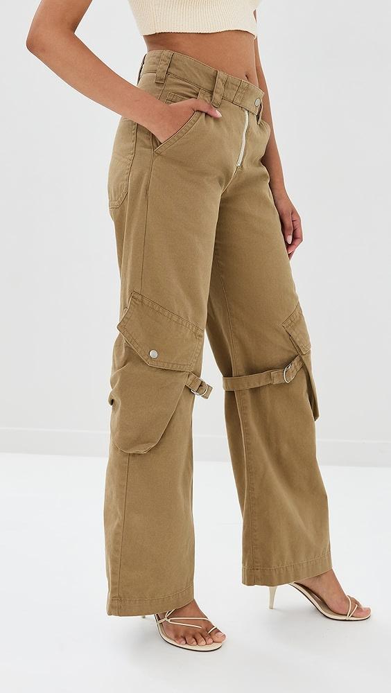 Acne Studios Casual Relaxed Fit Trousers | Shopbop Product Image