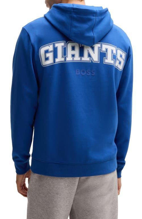 HUGO BOSS Boss <br>x Nfl Woodson Graphic Hoodie<br><br> In Medium Blue Product Image