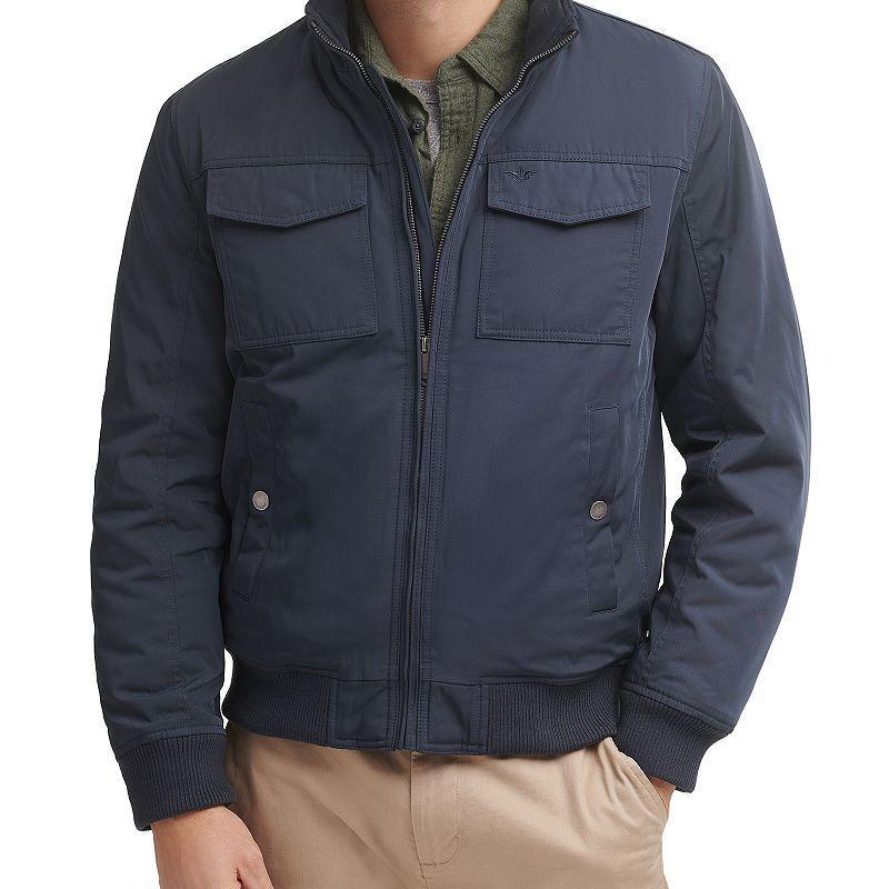 Mens Dockers 2-Pocket Bomber Jacket Green Product Image