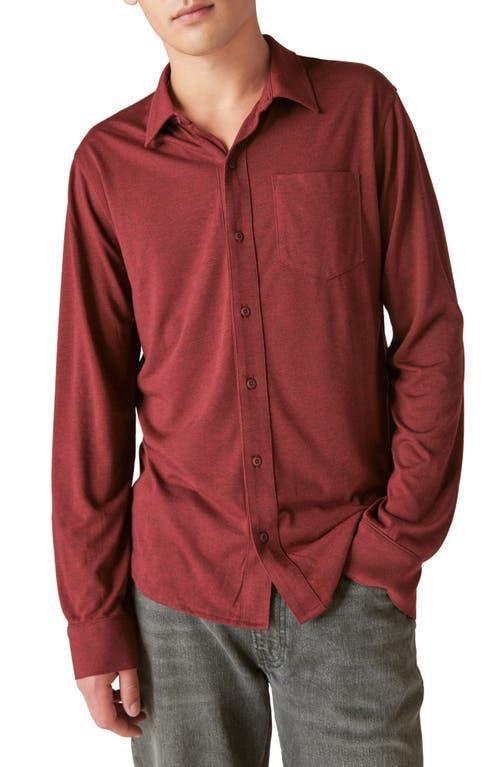 Lucky Brand Knit Button-Up Shirt Product Image