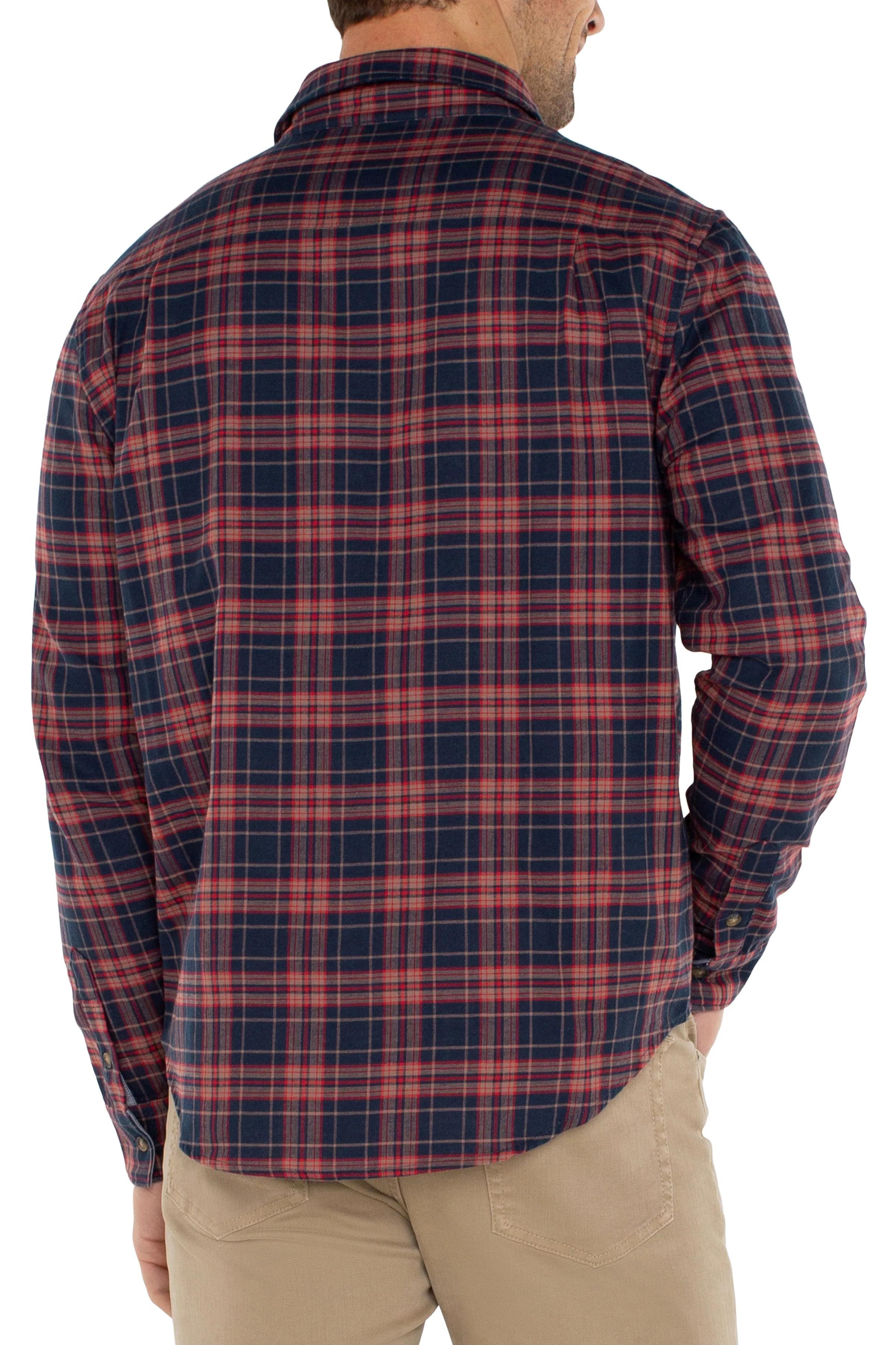 Men's Long Sleeve Button Up Shirt Male Product Image