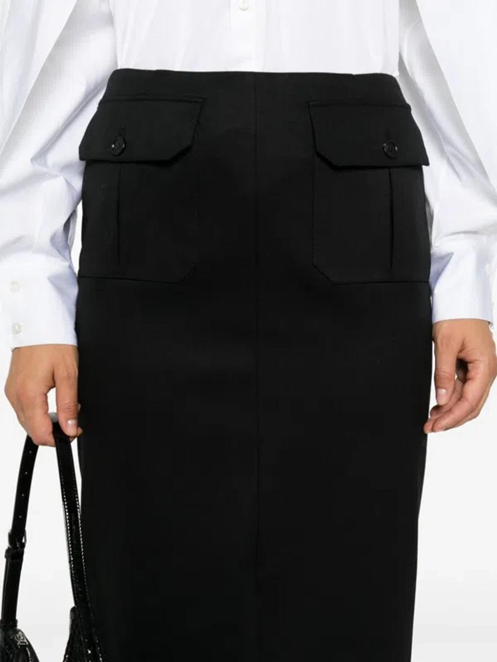 CHLOÉ Pocket Skirt In Black Product Image