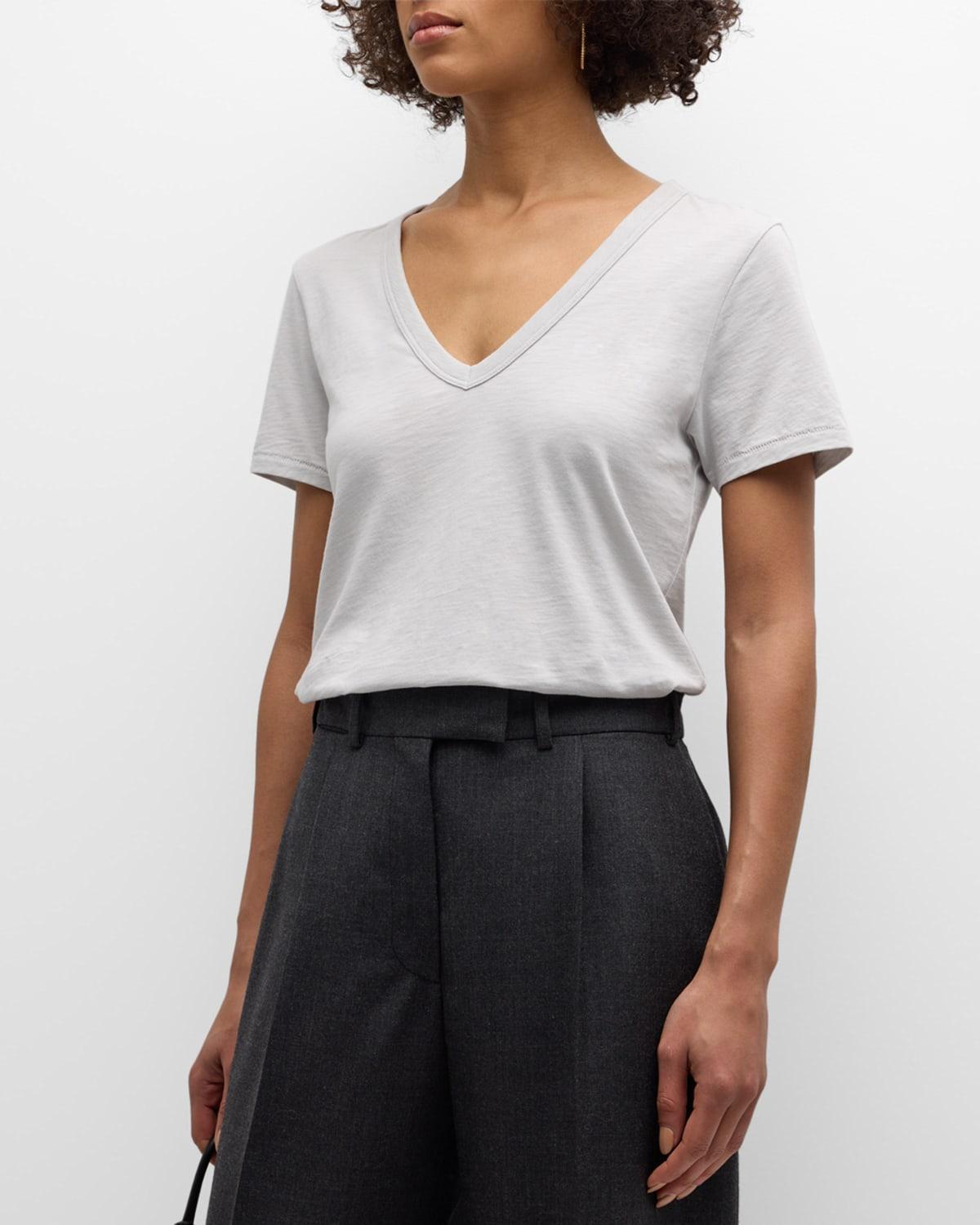 rag & bone The Slub V-Neck Organic Pima Cotton T-Shirt Product Image