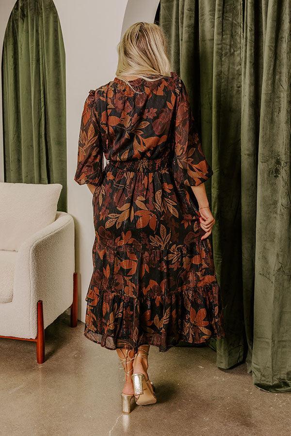 Autumn Encounters Floral Midi Product Image