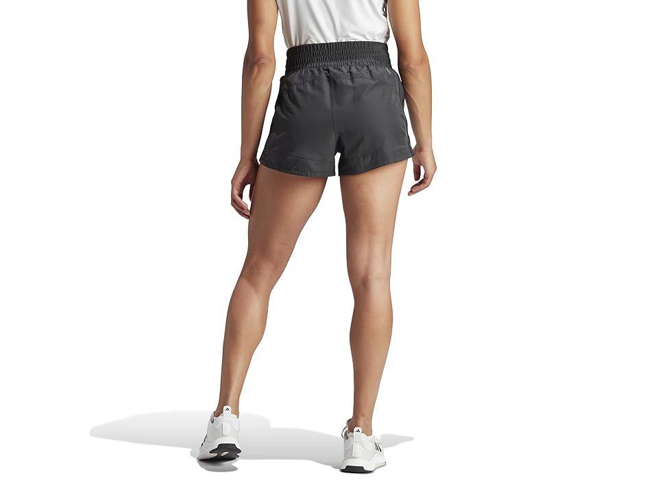 adidas Pacer Training 3-Stripes Woven High-Rise Shorts Women's Clothing Product Image