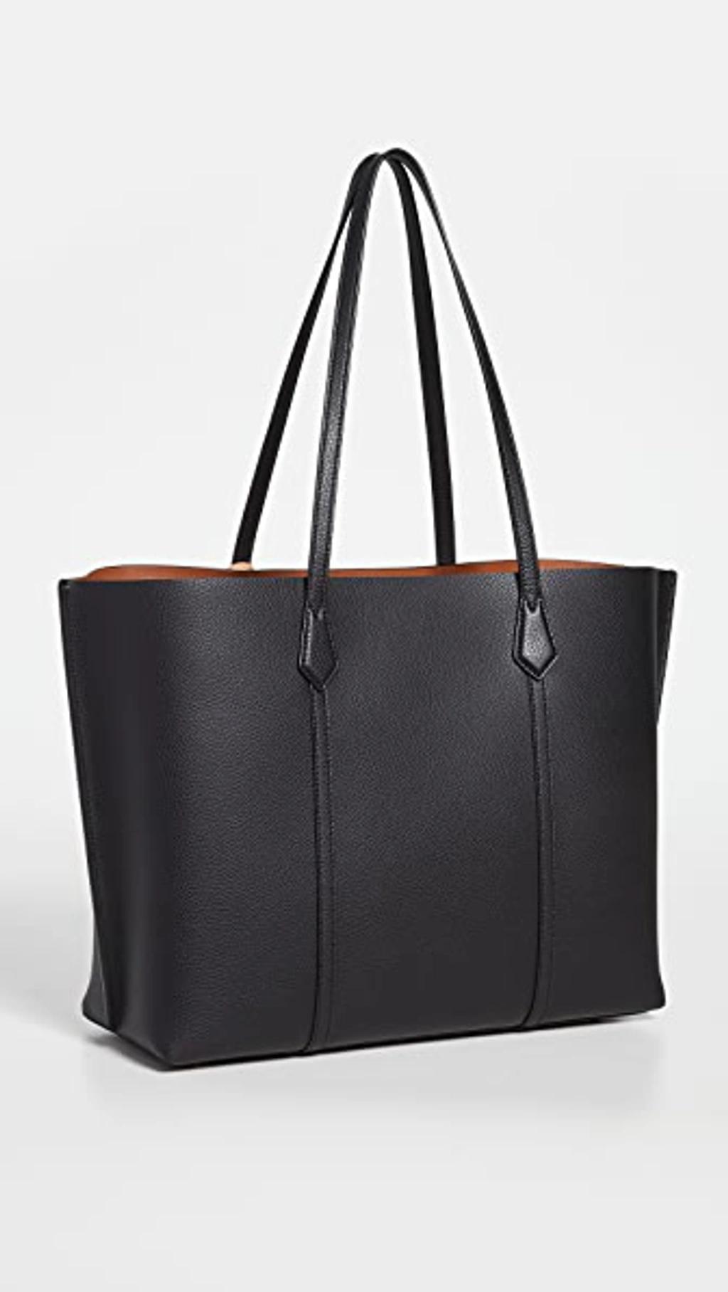 TORY BURCH Perry Triple Compartment Tote Black Product Image