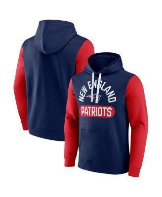 Mens Fanatics Navy New England Patriots Extra Point Pullover Hoodie Product Image