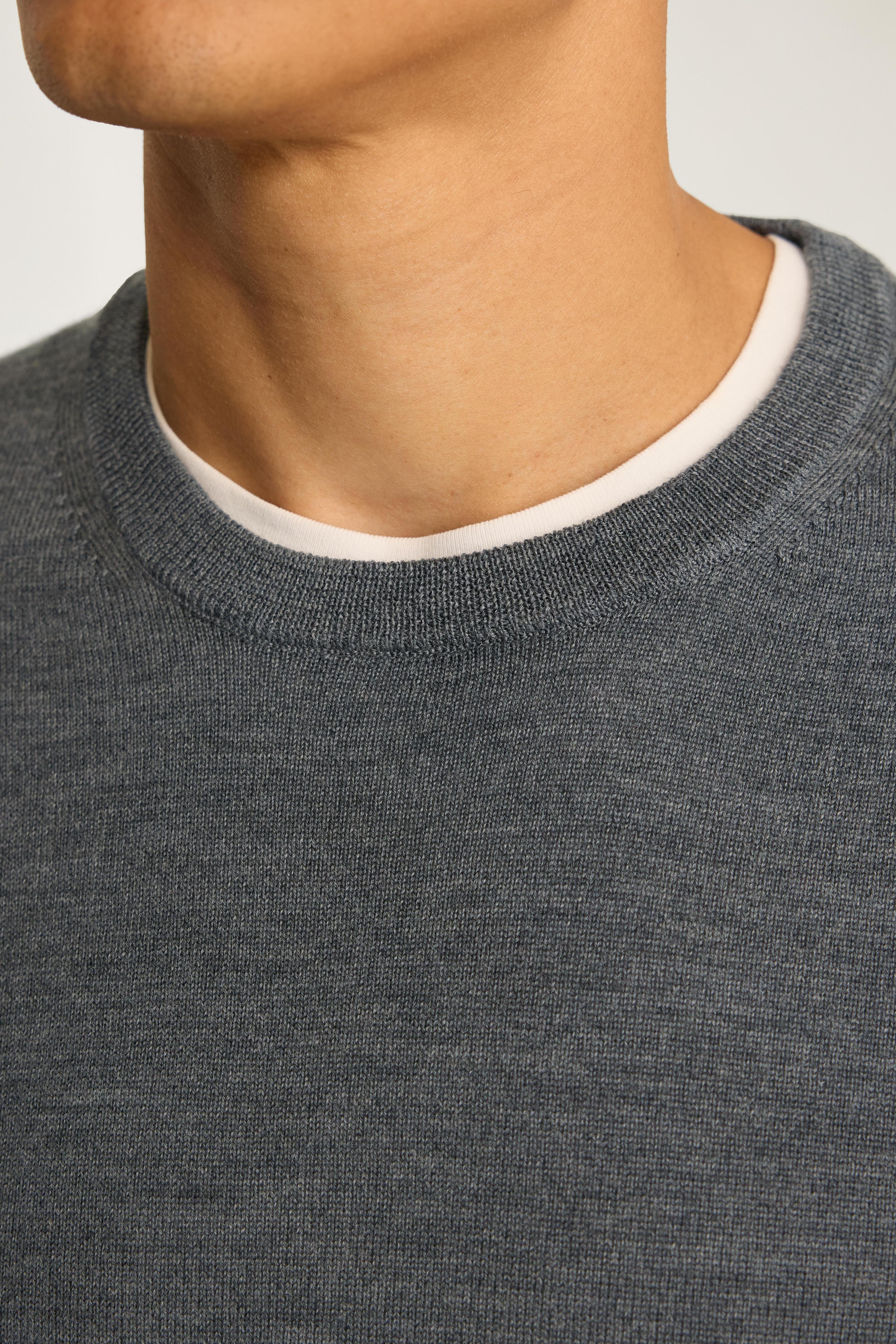 Washable Merino Crew Neck Sweater Product Image