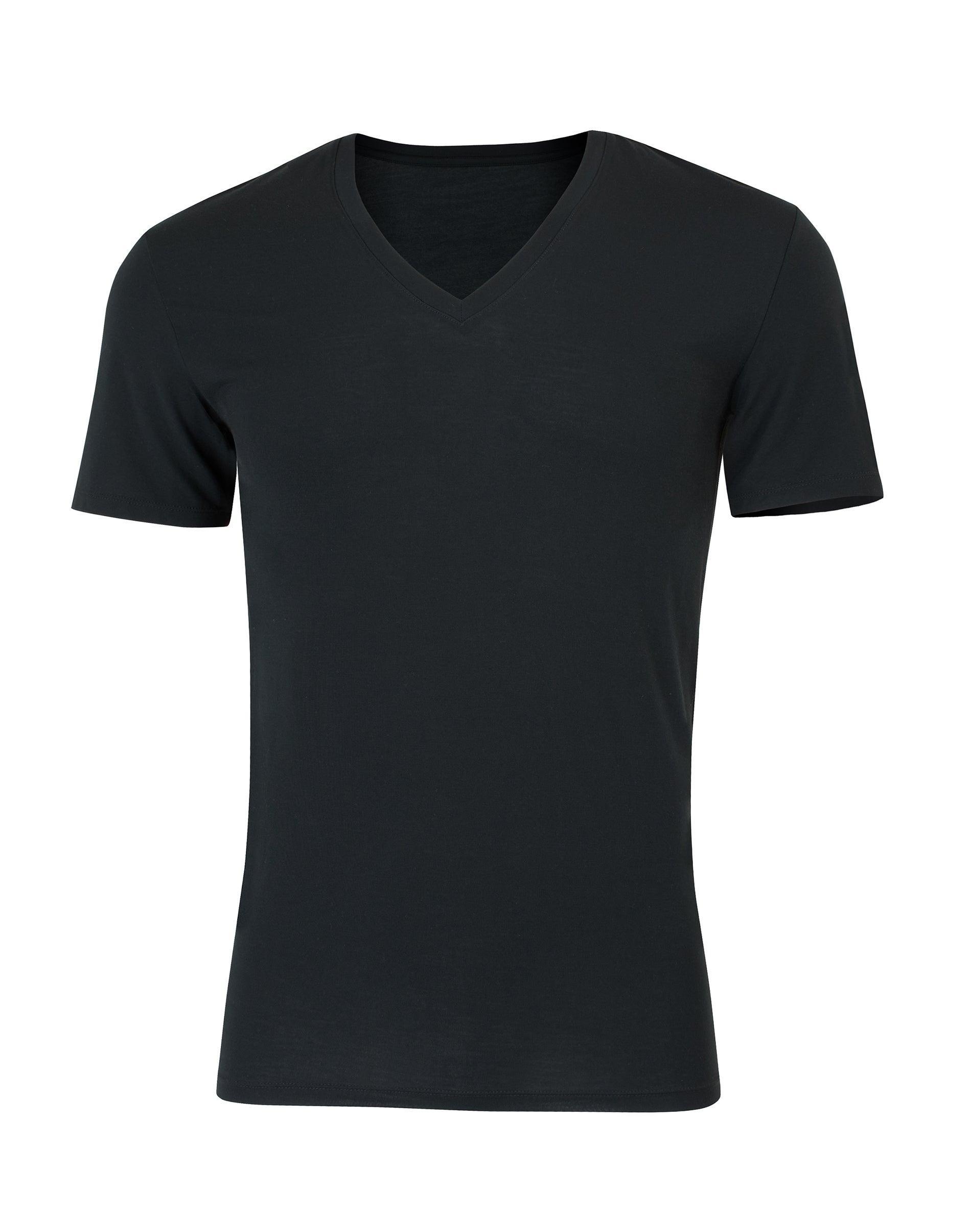 Hanes Perfect Flex Mens Tee, Black V-Neck Undershirt, 1-Pack XL Product Image