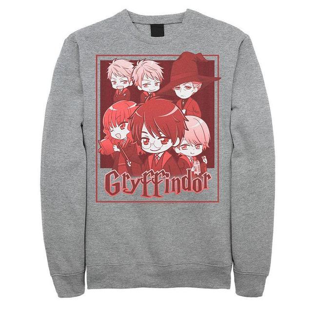 Mens Harry Potter Gryffindor House Group Shot Anime Sweatshirt Med Grey Product Image