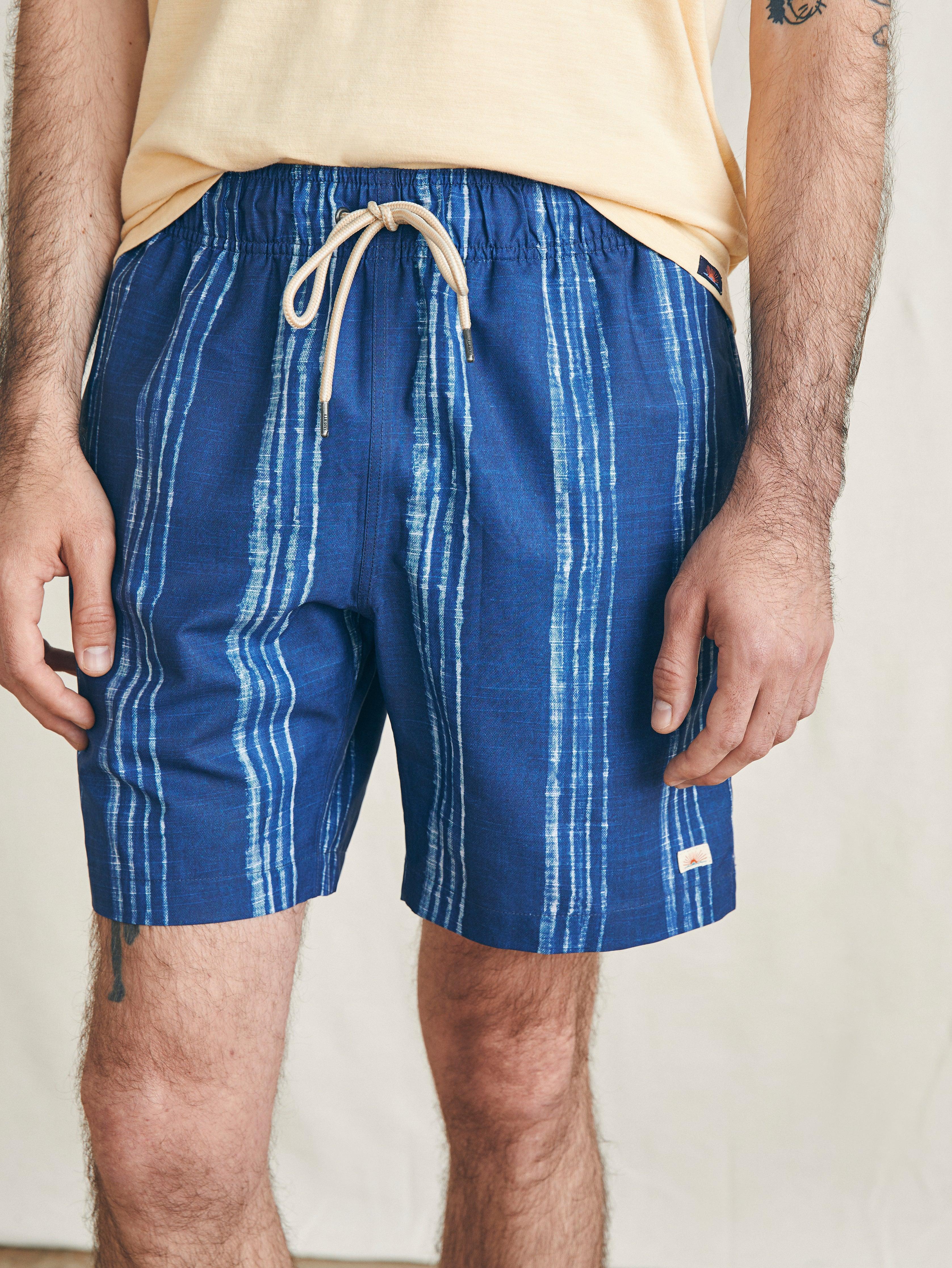 Sunwashed Trunk - Barlow Ocean Stripe Male Product Image