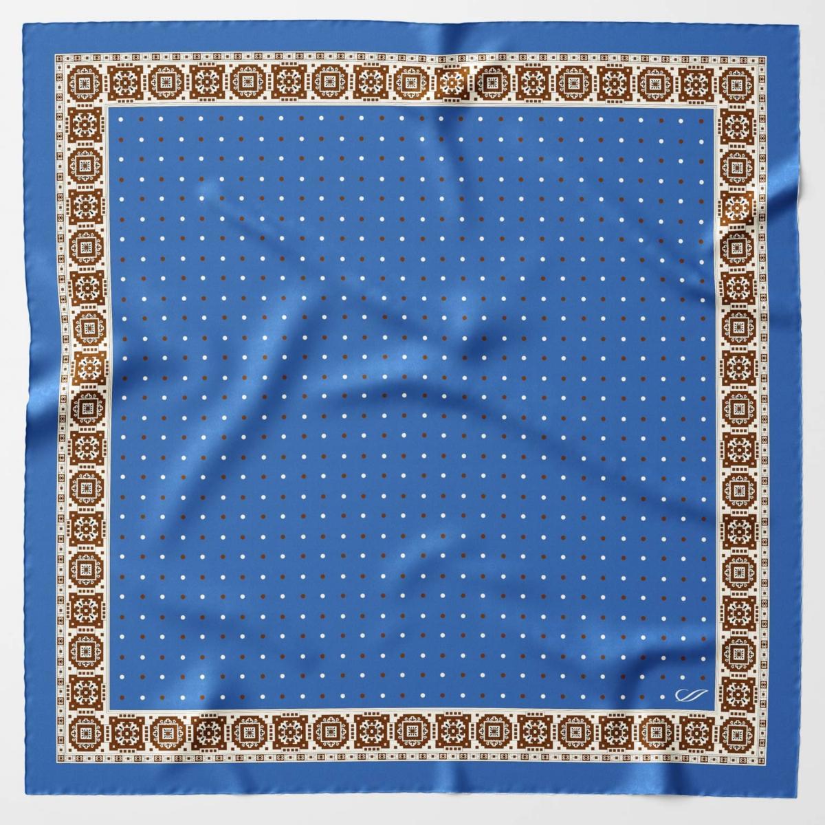 Elizabetta Mens Bergamo - Hand Rolled Silk Neckerchief Product Image