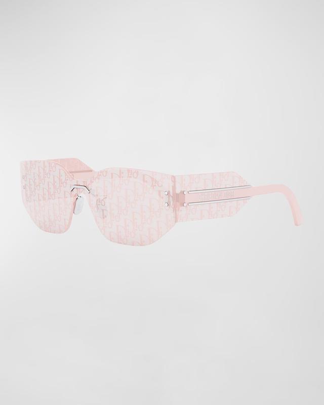 Womens DiorClub M6U Palladium Butterfly Sunglasses Product Image