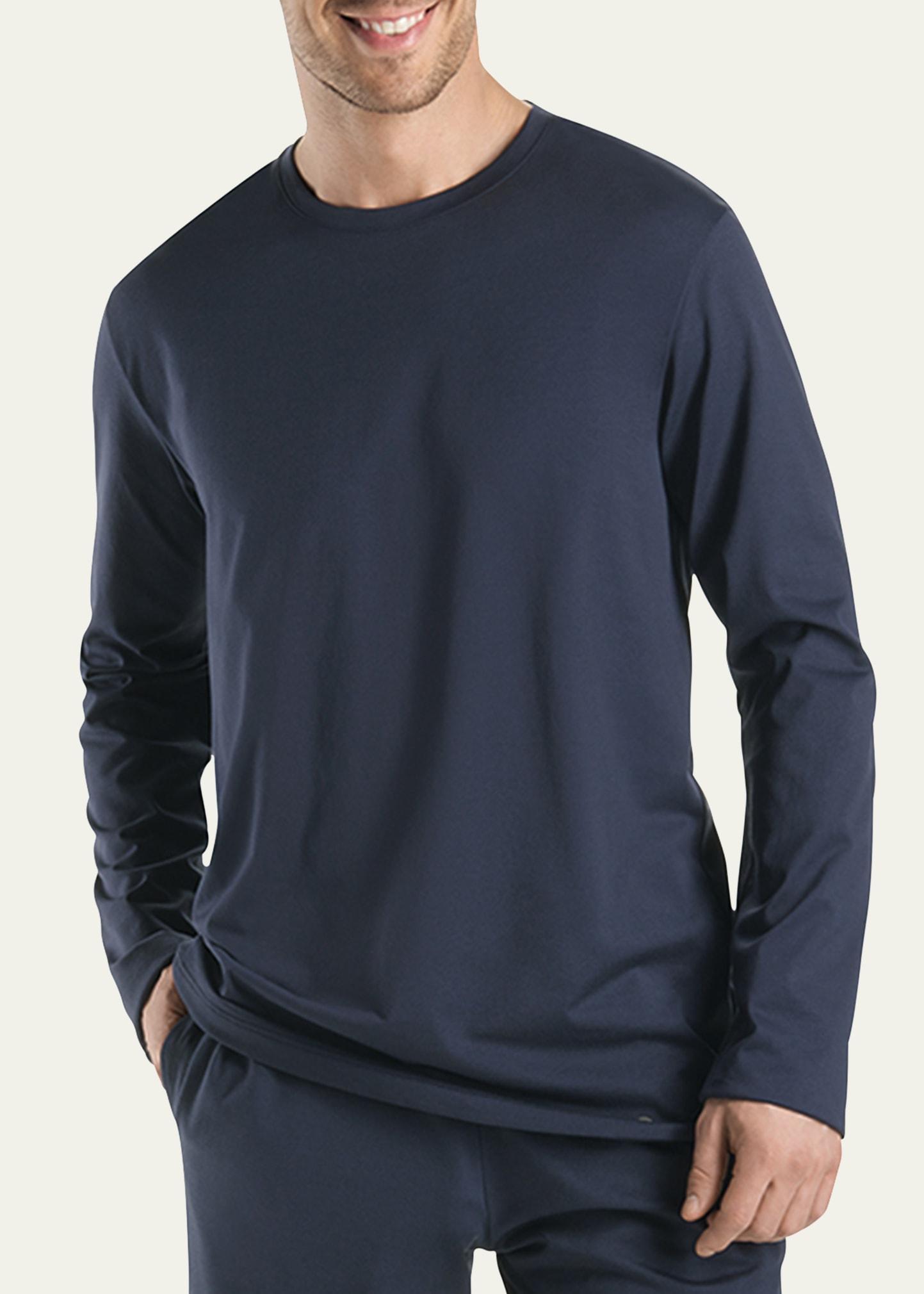 Mens Night And Day Solid Long Sleeve Tee Product Image