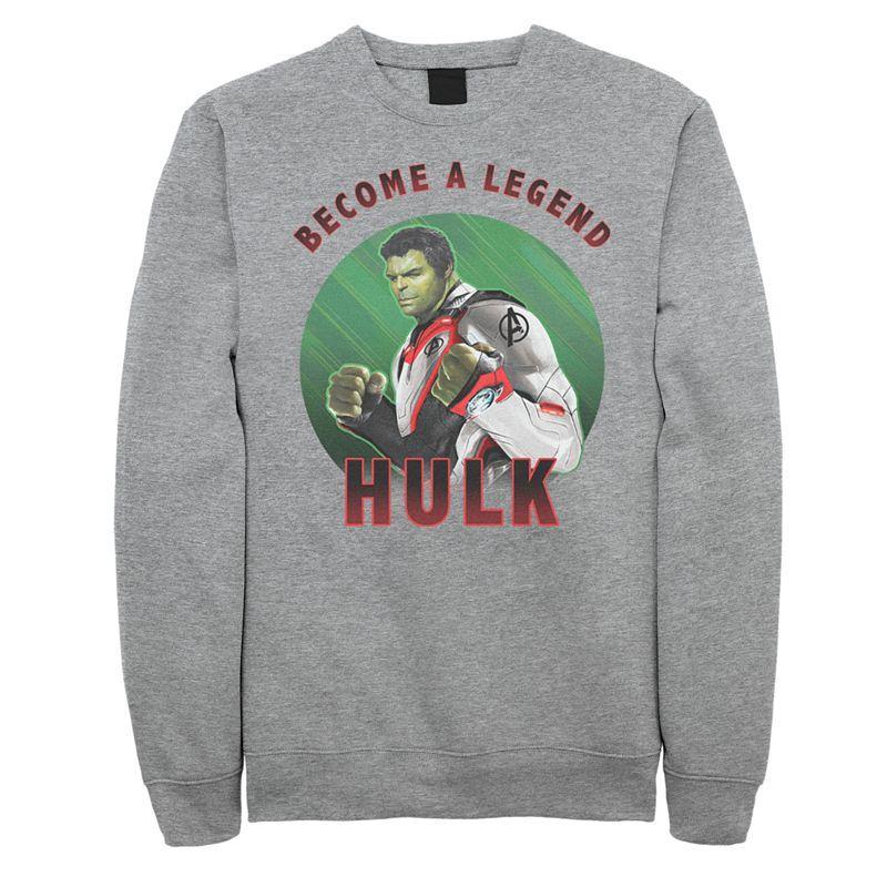 Marvel Mens Avengers Endgame Hulk Legend, Crewneck Fleece Product Image