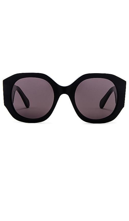 Oversized Logo Round Sunglasses Product Image