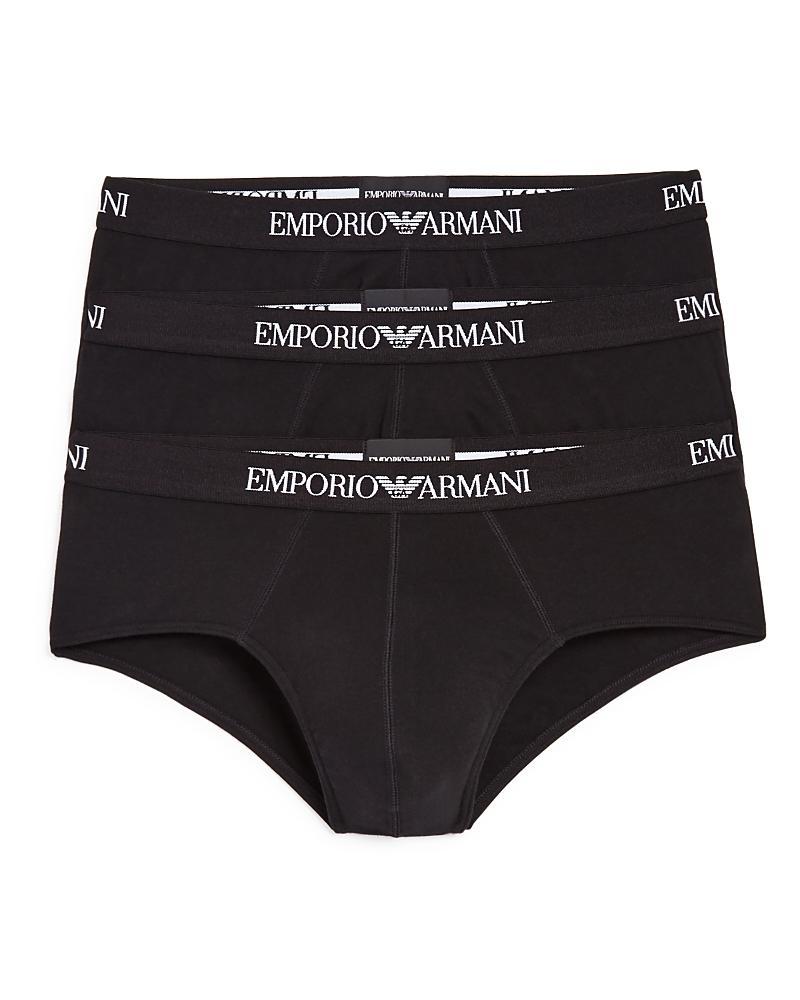 Emporio Armani Pure Cotton Briefs - Pack of 3 Product Image