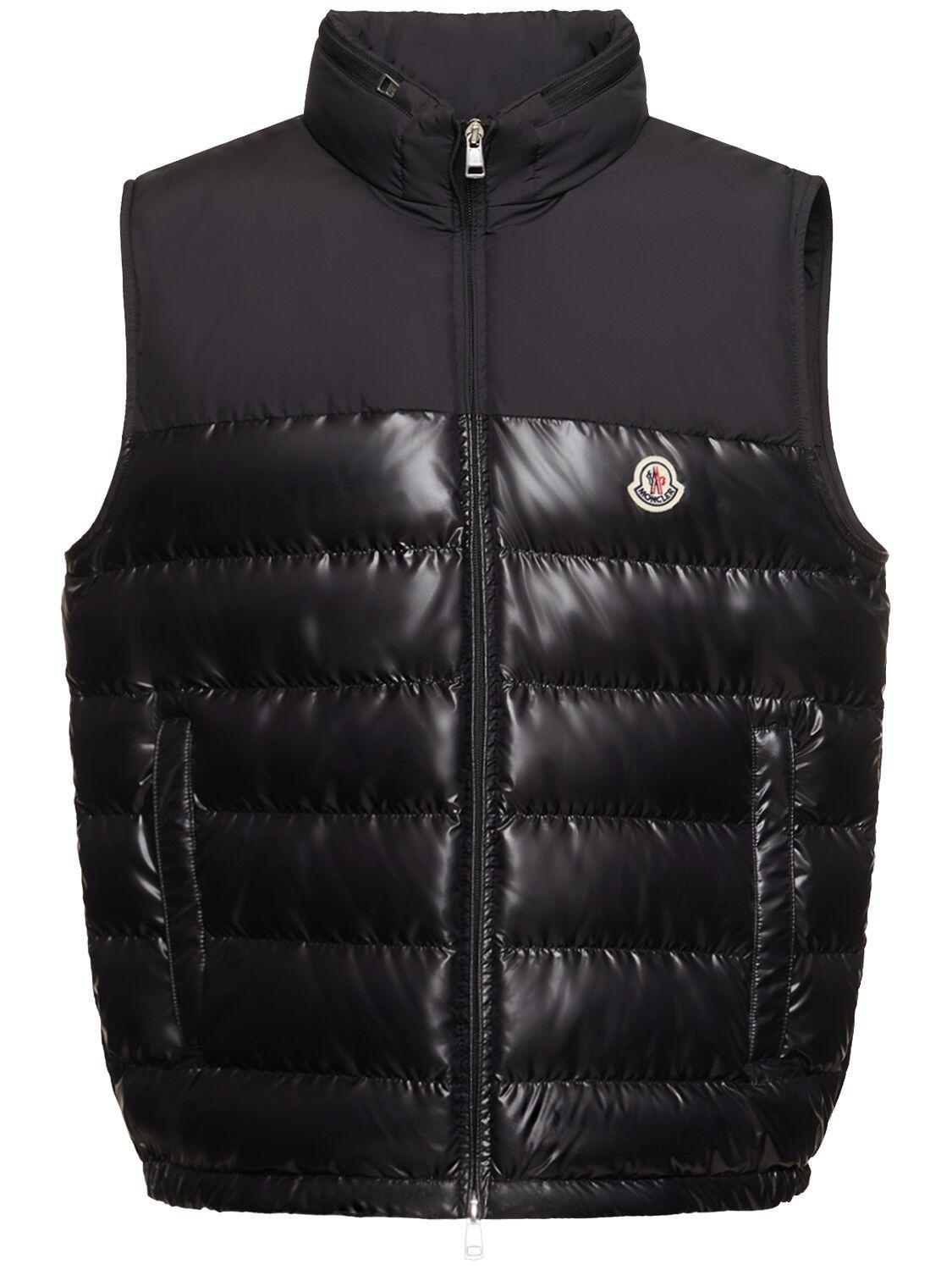 MONCLER Cerces Tech Down Vest In Black Product Image