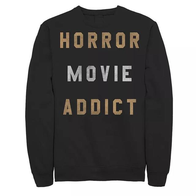 Mens Horror Movies Lover Halloween Sweatshirt, Mens Product Image